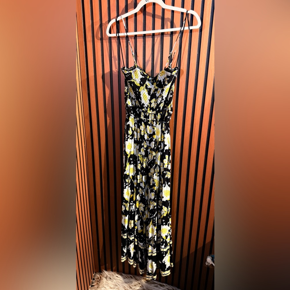 Free People Little of‎ Your Love Jumpsuit in Moonless Combo Sz L - Picture 7 of 8
